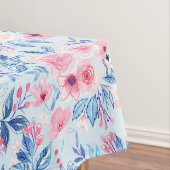 Nappe Fleurs d'aquarelle et feuilles 2 (In Situ)
