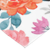 Nappe Fleurs d'aquarelle orange (Angle)