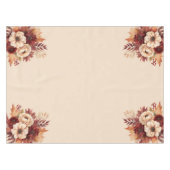 Nappe Fleurs d'automne à l'aquarelle- (Devant (Horizontal))