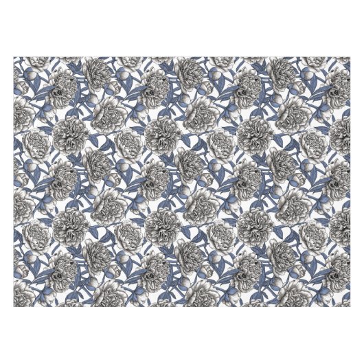 Nappe Fleurs de cendres blanches (Devant (Horizontal))