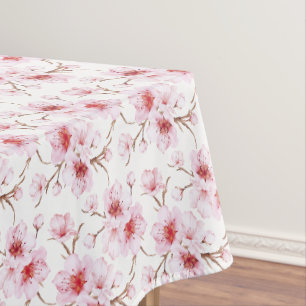 Nappe Fleurs de cerisier rose blanc