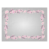 Nappe Fleurs De Cerisier Rose Gris (Devant (Horizontal))