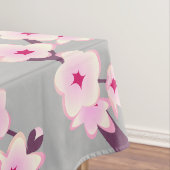 Nappe Fleurs de cerisier rose gris Asie Floral (In Situ)