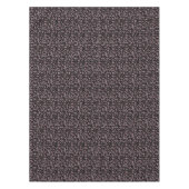 Nappe Fleurs de cerisier roses sur fond noir (Devant)