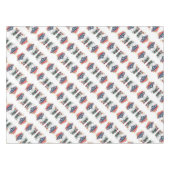 Nappe Fleurs de champignon Bois Planche colorée (Devant (Horizontal))