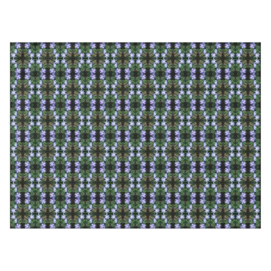 Nappe Fleurs de chicorée bleu sauvage Abstraites (Devant (Horizontal))
