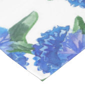 Nappe fleurs de couleur d'eau (Angle)