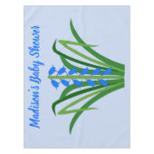 Nappe Fleurs de Jacinthe Baby Boy Shower de Printemps (Devant)