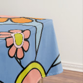 Nappe Fleurs de Jardin Rétro 60s les années 70 Printemps (In Situ)