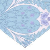 Nappe Fleurs de jardin rétro en bleu et violet (Angle)