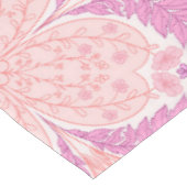 Nappe Fleurs de jardin rétro en rose (Angle)