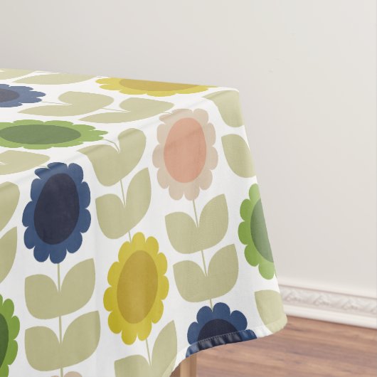 Nappe Fleurs de l'Été Rétro Groovy Tiges (In Situ)