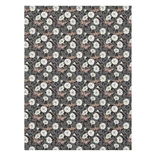 Nappe Fleurs de lune et sphinx Moths 2 (Devant)