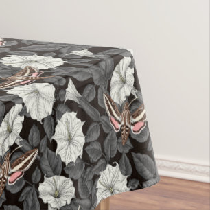Nappe Fleurs de lune et sphinx Moths 2
