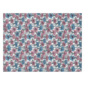 Nappe Fleurs de maïs roses et bleues, fleurs sauvages su (Devant (Horizontal))