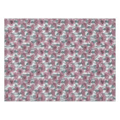 Nappe Fleurs de maïs roses, fleurs sauvages sur blanc (Devant (Horizontal))