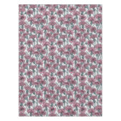 Nappe Fleurs de maïs roses, fleurs sauvages sur blanc (Devant)