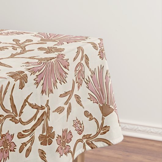 Nappe Fleurs de mauve vintages et feuillage complexe (In Situ)
