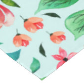 Nappe Fleurs de mer colorées motif (Angle)
