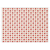 Nappe Fleurs de Noël Poinsettia sur beige clair (Devant (Horizontal))