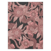 Nappe Fleurs de Parties scintillant noires en or glamour (Devant)