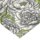 Nappe Fleurs de pivoines blanches et moisissures (Angle)
