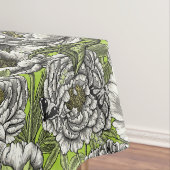 Nappe Fleurs de pivoines blanches et moisissures (In Situ)