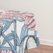 Nappe Fleurs de pivoines et oiseaux (In Situ)