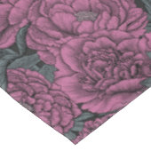 Nappe Fleurs de pivoines violettes (Angle)