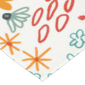 Nappe Fleurs de prairie Illustration minimale (Angle)