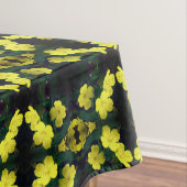 Nappe Fleurs de Primrose Jaune Abstraites (In Situ)