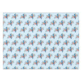 Nappe Fleurs de printemps bleu Jay (Devant (Horizontal))
