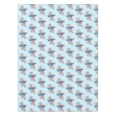 Nappe Fleurs de printemps bleu Jay (Devant)