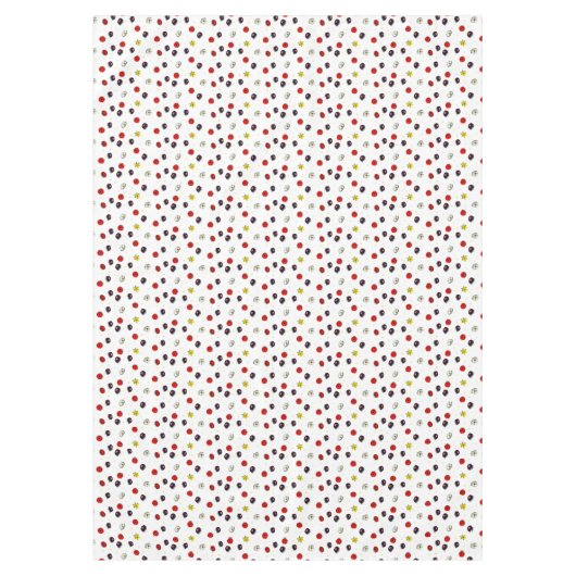 Nappe Fleurs de printemps en blanc (Devant)