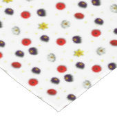 Nappe Fleurs de printemps en blanc (Angle)