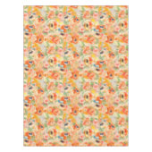 Nappe Fleurs de printemps orange (Devant)