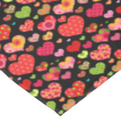 Nappe Fleurs de printemps Rainbow Love Hearts (Angle)