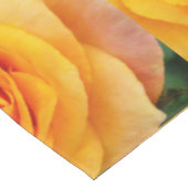 Nappe fleurs de rose jaune (Angle)