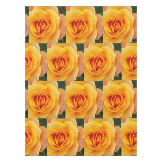 Nappe fleurs de rose jaune (Devant)