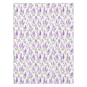 Nappe Fleurs de Sauge Violette Lavande Verte (Devant)