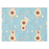 Nappe Fleurs de soleil avec Arrière - plan bleu (Devant (Horizontal))