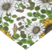 Nappe Fleurs de soleil et marguerites, jardin d'été 3 (Angle)