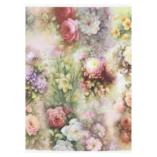 Nappe Fleurs de style vintage (Devant)