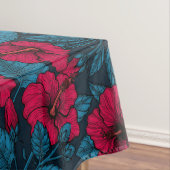 Nappe Fleurs d'hibiscus rouges (In Situ)