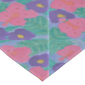 Nappe Fleurs d'Hibiscus tropicaux (Angle)