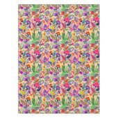 Nappe Fleurs d'illustrations florales colorées Imprimer (Devant)