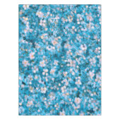 Nappe Fleurs d'impressionnisme bleu (Devant)
