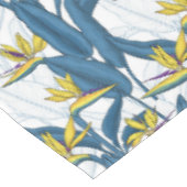 Nappe Fleurs d'oiseau de paradis sur fond blanc (Angle)