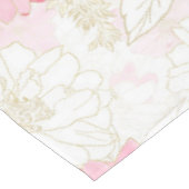 Nappe Fleurs d'or rose botanique (Angle)
