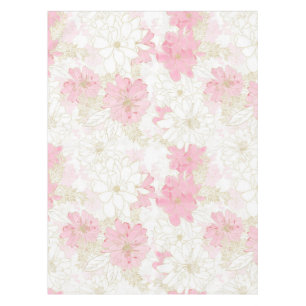 Nappe Fleurs d'or rose botanique
